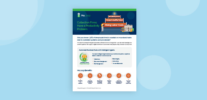 HuLoop Collections Intelligent Automation Brochure