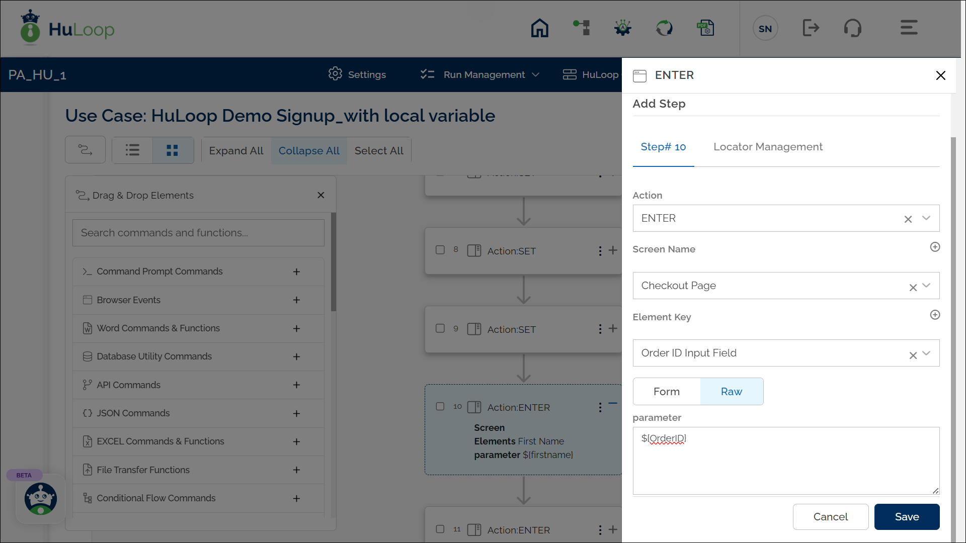 Using Local Variable: Grid View