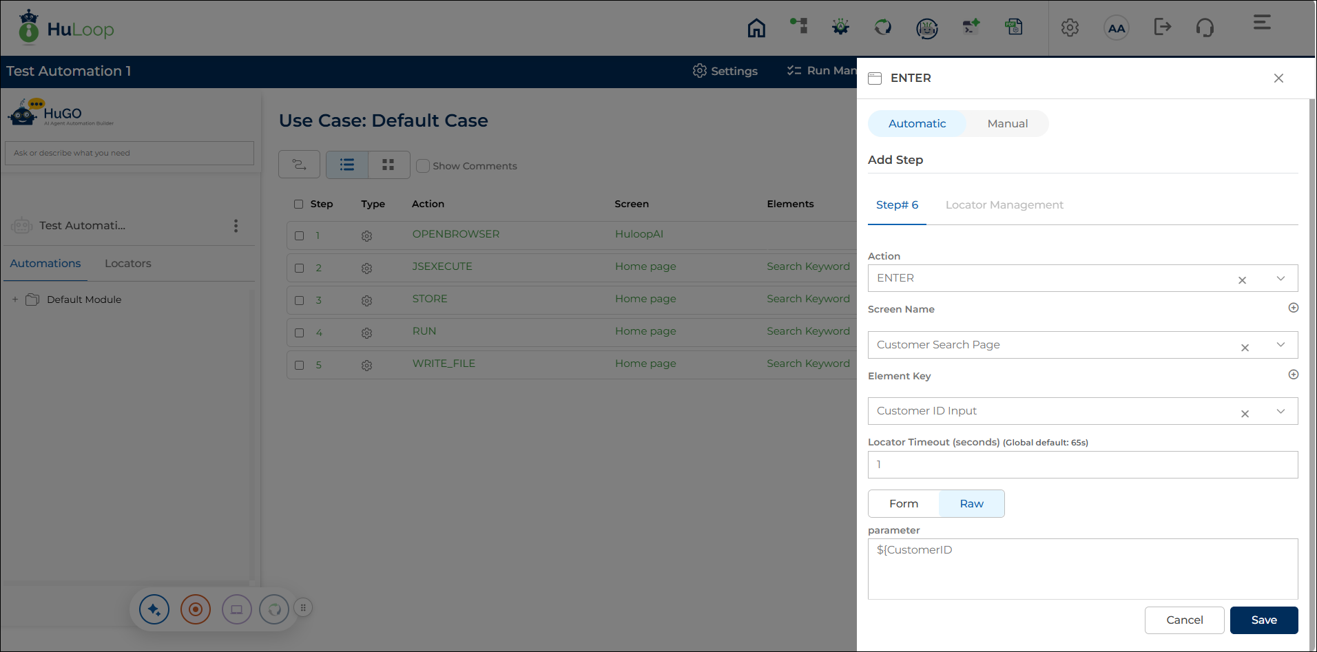 Using a Run-Time Variable: List View