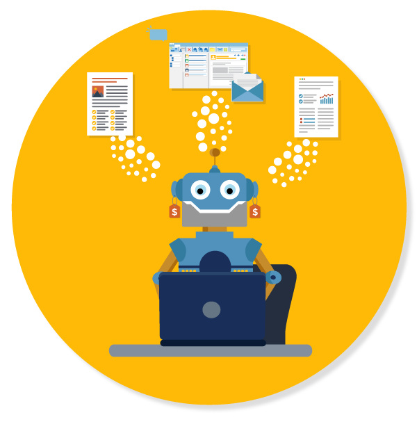 Deploy intelligent agents to handle mundane tasks