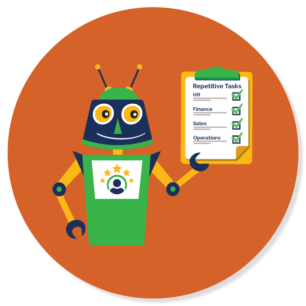 Eliminate manual, repetitive tasks across departments