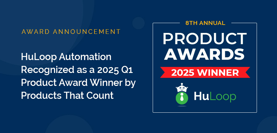 HuLoop Wins 2025 Q1 Product Award from Products That Count