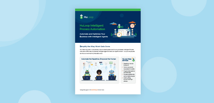 HuLoop Intelligent Process Automation Brochure