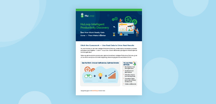HuLoop Intelligent Productivity Discovery Brochure