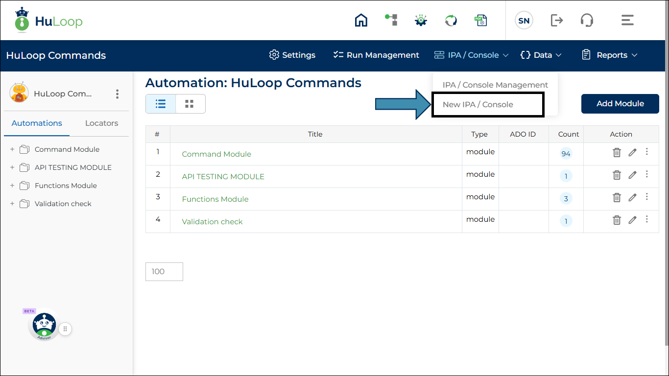 new-ipa-console