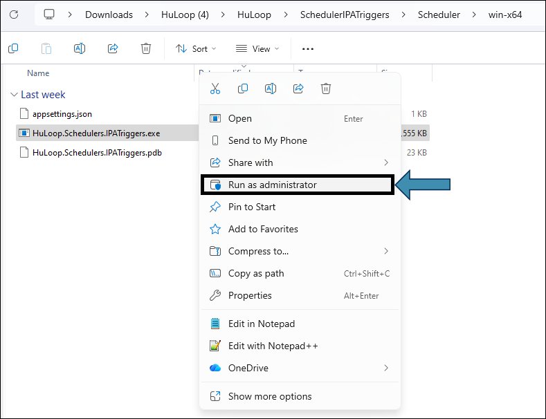run-scheduler-as-admin