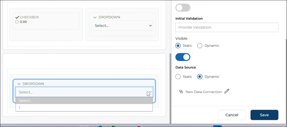 QAB-creating-new-database-connection-dropdown-display