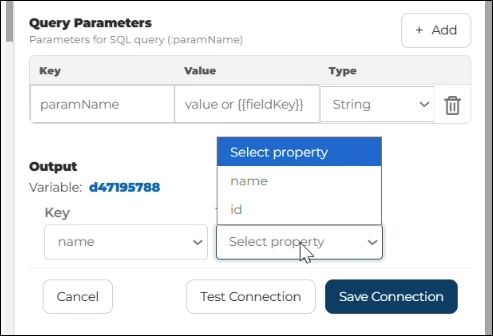 QAB-creating-new-database-connection-key-text-dropdown