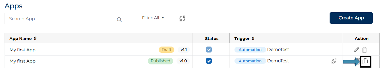 copy app