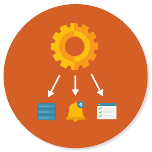 Automatically trigger actions to route submissions, update systems, and notify stakeholders