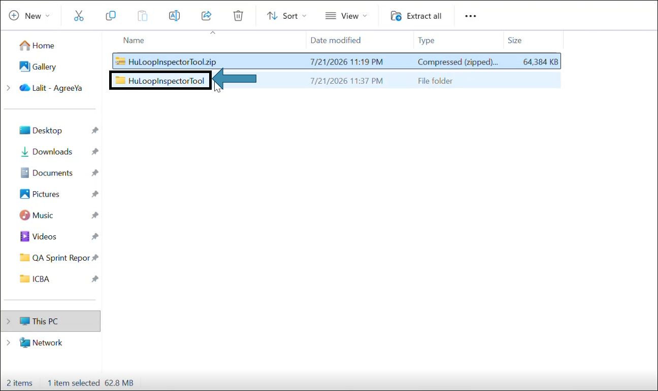 DIT-V1-select-HuLoopInspectorTool-file-folder